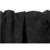 Tissu Jacquard Fleurs Noir