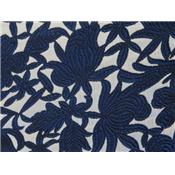 Tissu Jacquard Motif Fleurs