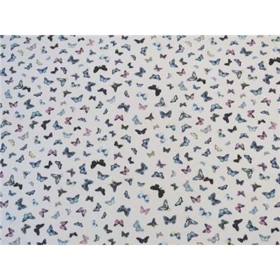 Tissu Jersey Polyester / Elasthanne Imprimé Papillons