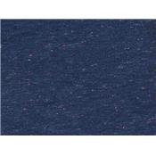 Tissu Jersey Viscose Flammé Marine / Lurex Cuivré