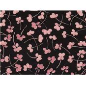 Tissu Jersey Viscose / Elasthanne Imprimé Fleur Japonisante