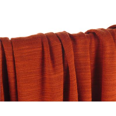 Tissu Maille Jersey Viscose / Laine Rouille