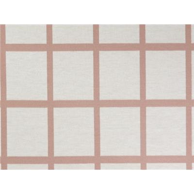 Tissu Maille Milano Carreaux Fenêtres Rose