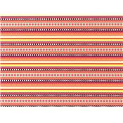 Tissu Maillot de Bain Rayures Ethnique