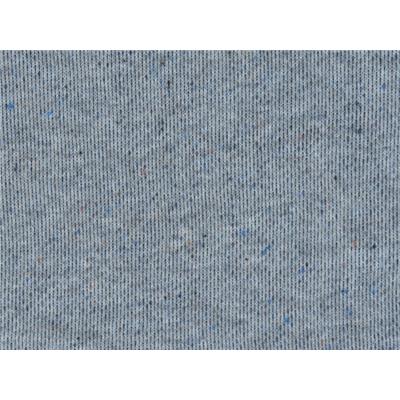 Tissu Molleton Double Face Moucheté Bleu