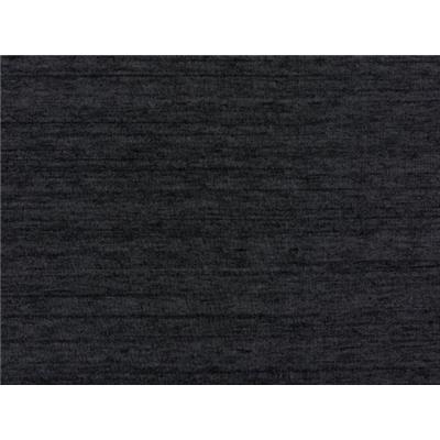 Tissu Molleton Gratté Anthracite Flammé Noir