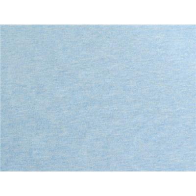 Tissu Molleton Bleu Givré Chiné Toucher Peau de Pêche