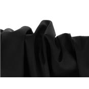 Coupon Popeline Coton Stretch Noir 90 cm x 145 cm