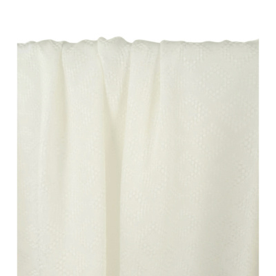 Tissu Voile de Viscose Jacquard Losanges