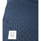 Tissu Broderie Anglaise & Dots Marine