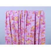 Tissu Crepe Viscose / Soie Tye and Dye Fleurs Ethniques