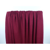 Tissu Maille Jersey 100 % Lin Bourgogne