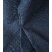 Tissu Broderie Anglaise & Dots Marine