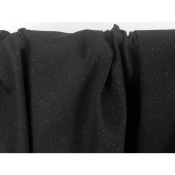 Coupon Denim Stretch Noir Lurex 110 cm x 150 cm