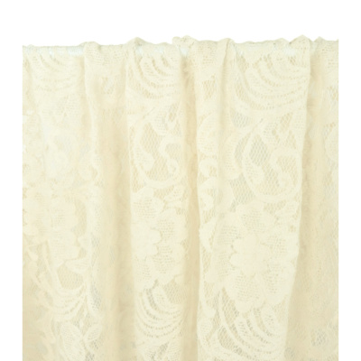 Tissu Dentelle Guipure Mélange Coton Arabesques et Fleurs