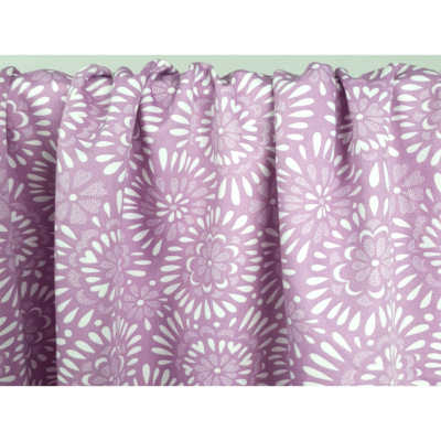 Tissu Popeline 100 % Coton Fleurs & Coeurs