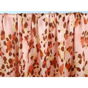 Tissu Satin Crinkel Abstract Dots