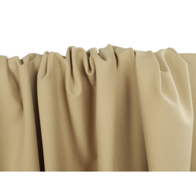 Tissu Sergé Polyester Recyclé Viscose FAY Beige