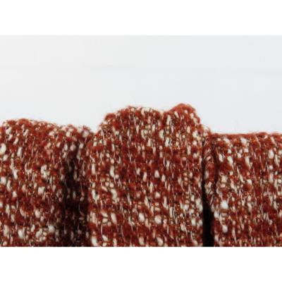 Tissu Tweed Cannelle / Ecru / Cuivre