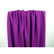 Tissu Toile Look Lin Mélange Viscose EMA Violet
