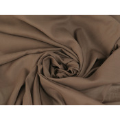 Tissu Voile de Coton Choco