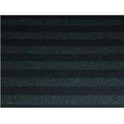 Tissu Rayure Tissé Lurex Noir / Noir