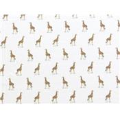 Tissu Voile de Viscose Imprimé Girafe