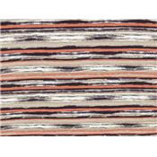 Tissu Jersey Viscose / Elasthanne Imprimé Rayure Irrégulière