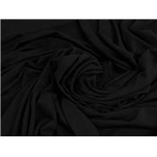 Tissu Maille Jersey Tencel / Elasthanne Noir
