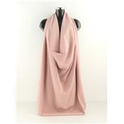 Tissu Crepe Satin Lourd Rose Nude