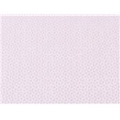 Tissu Jacquard Graphique Beige Clair / Rose Pale