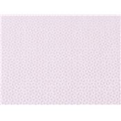 Tissu Jacquard Graphique Beige Clair / Rose Pale