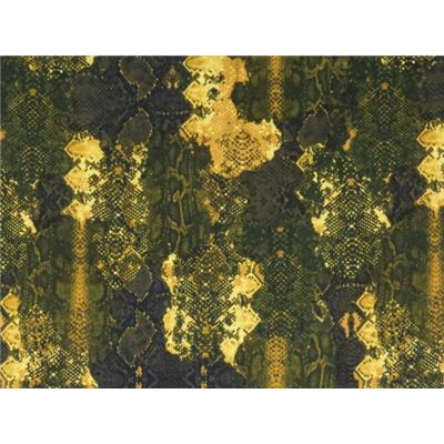 Coupon Crepe LONDRES Python Brun 250 cm x 140 cm