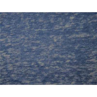 Tissu Jersey Dévorée Coton / Polyester Bleu Marine