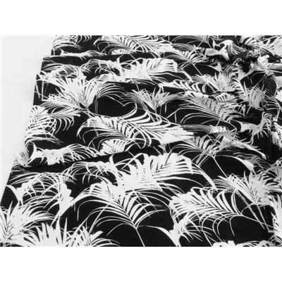 Tissu Jersey FUJI Feuillage Tropicale