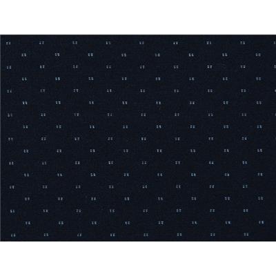 Tissu Maille Milano Bi-Stretch Lourde Marine Motif Jacquard