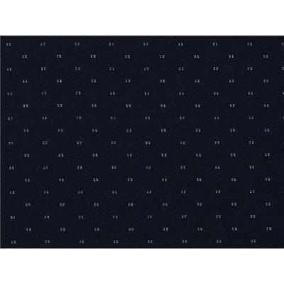 Tissu Maille Milano Bi-Stretch Lourde Marine Motif Jacquard