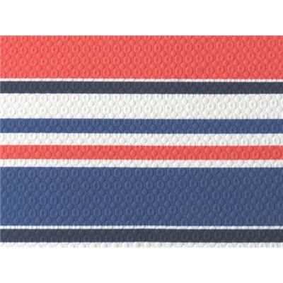 Tissu Maille Structurée Motifs Graphiques Imprimé Rayures