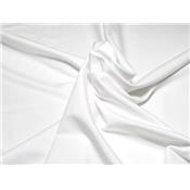 Tissu Maille Molleton Léger Blanc