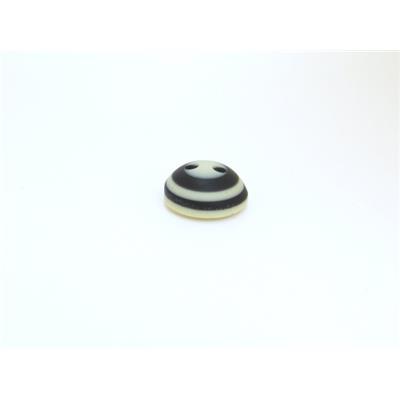 Bouton Rond Bicolore 12 mm