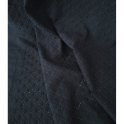 Tissu Broderie Anglaise & Dots Noir