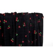 Tissu Maille Cote 3x3 Cherry