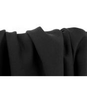 Tissu Sergé Léger 100 % Lyocell Noir