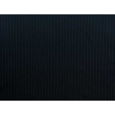 Tissu Toile Poly / Viscose Noir Lurex Cuivre