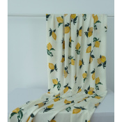 Tissu Crepe de Chine 100 % Soie LEMONS