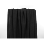 Tissu Tweed Look Maille MAE Noir