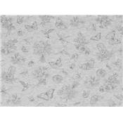 Tissu Jersey Coton / Polyester Imprimé Animaux, Fleurs et Fruits