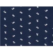 Tissu Jersey Coton / Elasthanne Imprimé Cygnes