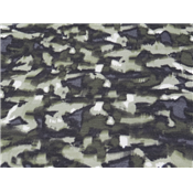 Tissu Jersey Viscose / Elasthanne Imprimé Camouflage Abstrait