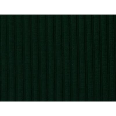 Tissu Jersey Cotelé Vert Sapin